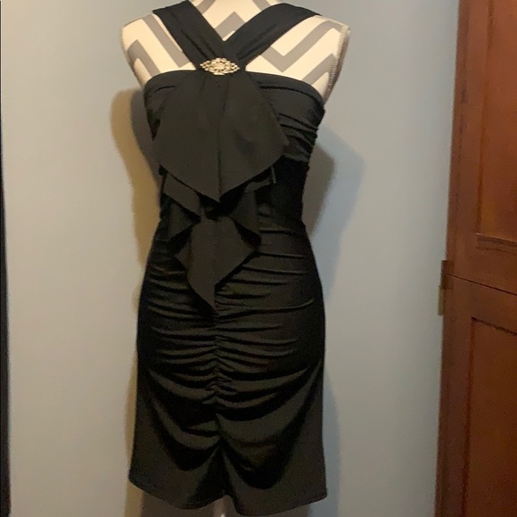 Women's Black Cocktail dress - Picture 8 of 9